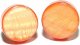10mm 3/8" ROUND BRIGHT ORANGE SHELL STUD EARRINGS (S215)